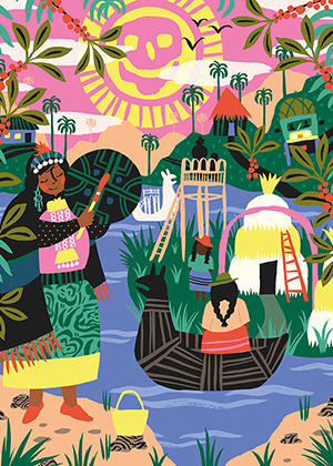 Travel illustrations Pacific Alliance